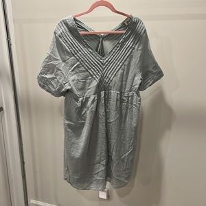 Listiele sea-foam green short sleeved dress size large